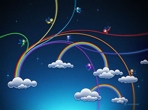 Animated Rainbow Wallpaper | Photoshop Tutorials @ Designstacks