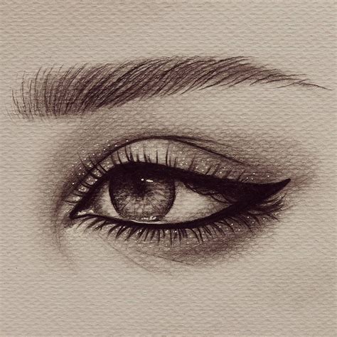 Eye Sketch, eye pencil drawing ♥ Click to see more on Instagram #drawings #sketching #portrait # ...