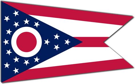 FREE Printable Ohio State Flag & color book pages | 8½ x 11