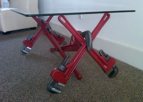 Industrial Table Made of Wrenches | Designs & Ideas on Dornob