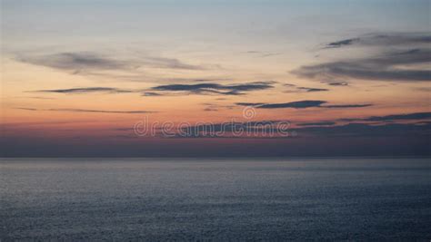 Natural Beauty with the Colors of the Sky at Dusk Stock Photo - Image ...