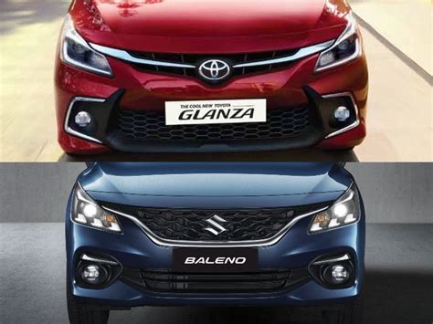 2022 Toyota Glanza vs Maruti Suzuki Baleno: Differences In Detailed ...