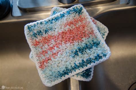 40+ Pretty Image of Crochet Scrubby Pattern - mycrochetes.com | Crochet washcloth pattern ...