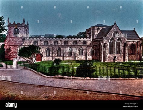 Bangor Cathedral Wales England UK Stock Photo - Alamy