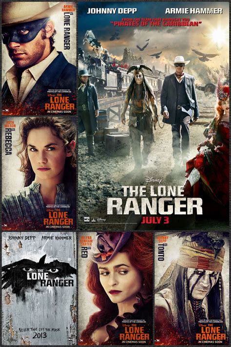 The Lone Ranger | Lone ranger, Movie posters, Johnny depp