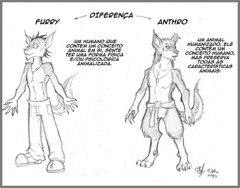 Diference: Furry and Anthro by Steff-Magalhaes on DeviantArt