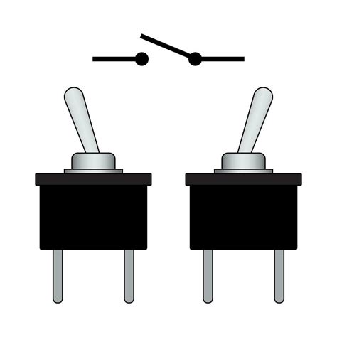 Toggle Switch and Symbol 25747554 Vector Art at Vecteezy