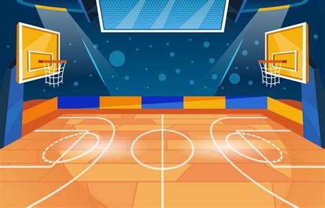 Modern Basketball Court 3142690 Vector Art at Vecteezy