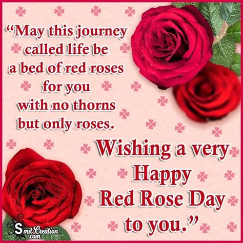 Happy Red Rose Day Wishes Messages For Friends - SmitCreation.com