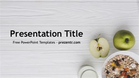 Powerpoint Template Free Food