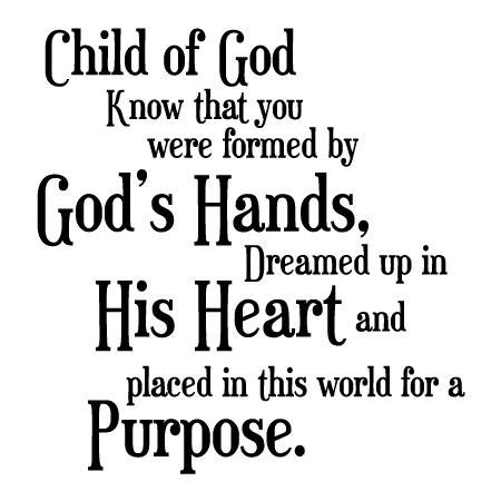 Child of God Wall Quotes™ Decal | WallQuotes.com