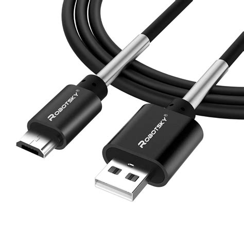 Spring Micro USB Cable For Samsung Galaxy 2A Fast Microusb Charging ...