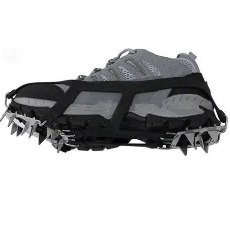 1 Pair 18 Tooth Spikes for Shoes Professional Climbing Crampon Anti ...