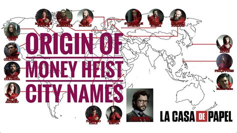 The Origin of City Names of Money Heist (La Casa De Papel) - YouTube