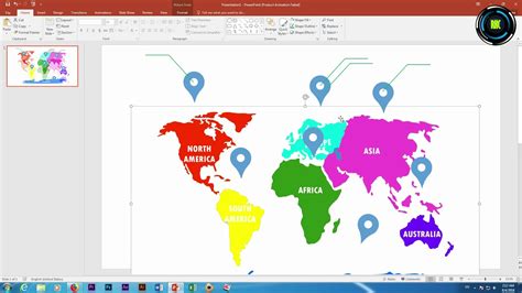 PowerPoint Map Location Animation Tutorial - YouTube