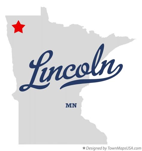 Map of Lincoln, Marshall County, MN, Minnesota