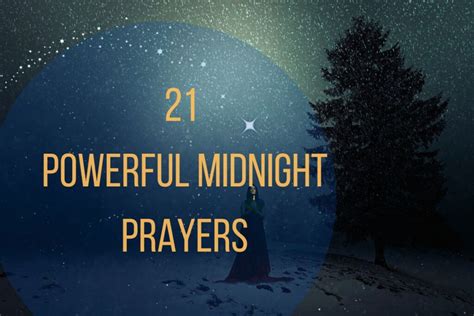 21 Powerful Midnight Prayers