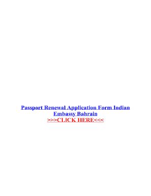 Indian Passport Renewal Bahrain 2020-2024 - Fill and Sign Printable ...