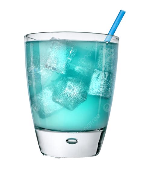 Blue Cocktail In A Glass Isolated Taste, Cold, White Background, Mug PNG Transparent Image and ...