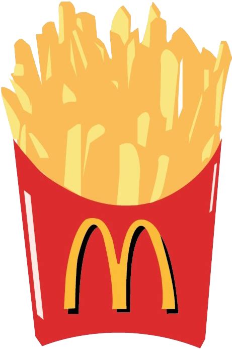 French Fries Clipart Mcdonalds French Fries Png Cartoon Transparent ...