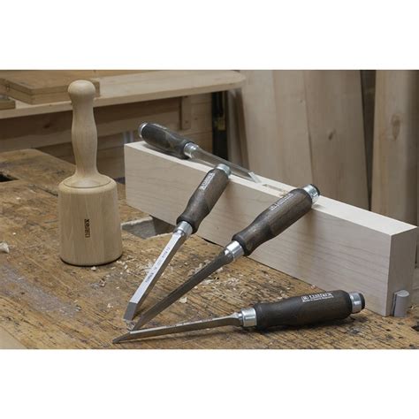 4-Piece Narex Mortise Chisel Set - Rockler