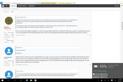 I got 2 hours of battery life!? | Page 5 | Microsoft Surface Forums