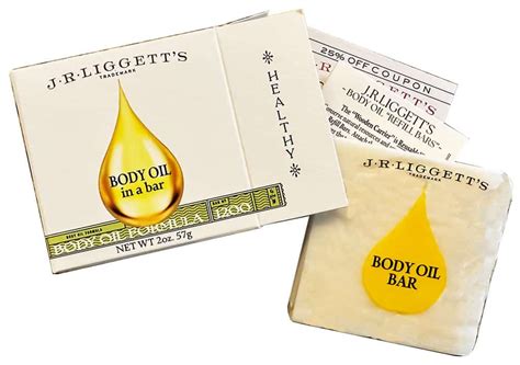 Body Oil Bar with Bamboo Wafer - J.R.LIGGETT'S