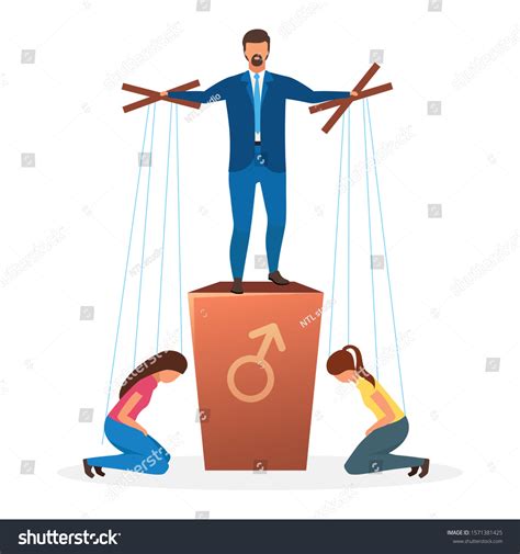 Patriarchy Political System Metaphor Flat Vector Stock Vector (Royalty Free) 1571381425 ...