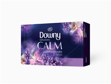 Downy Infusions Calm Scent Fabric Softener Dryer Sheets | Downy