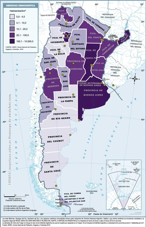 Best Argentina Map: Political, Physical, and Thematic • El Sur del Sur