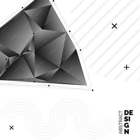 Free Vector | Black vector blurry triangle background design Geometric ...