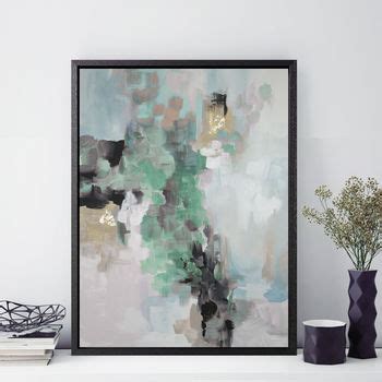 'rosa Ellie' Framed Giclée Abstract Canvas Print Art By Attiko Art | notonthehighstreet.com