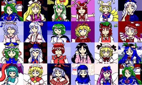 More Touhou characters in PC-98 ZUN art. : touhou