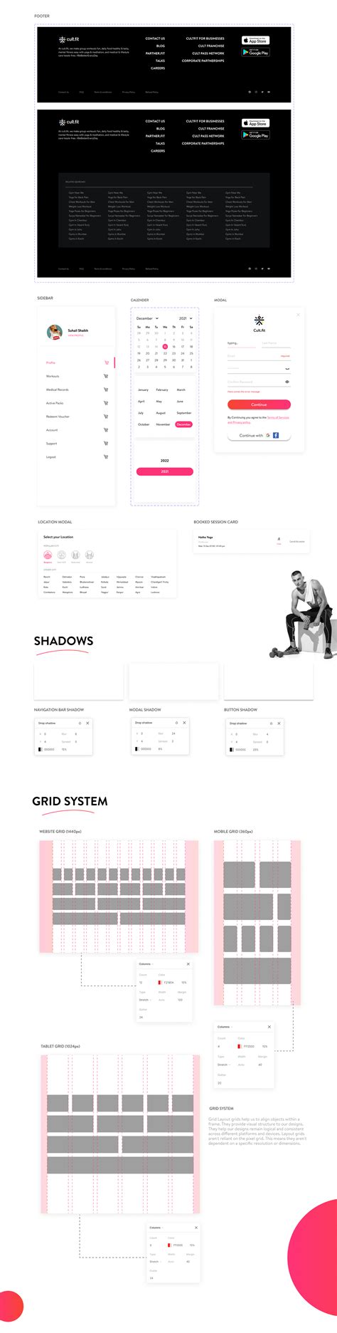 Cult.fit Design System Redesign :: Behance