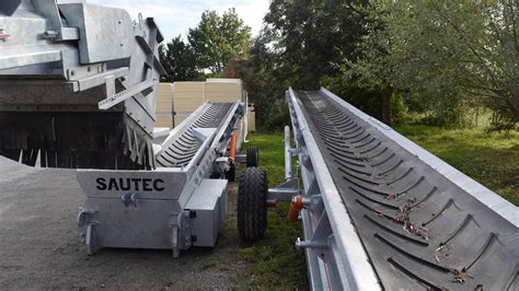 Construction belt conveyor | SAUTEC