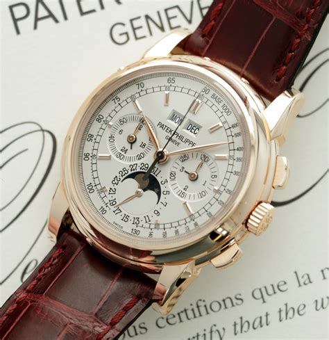 Rose Gold Patek Philippe Perpetual Calendar Chronograph Ref 5970 ...