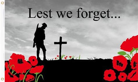 Lest We Forget Flag | Buy Remembrance Day Flags at Flag and Bunting Store