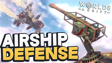 Worlds Adrift - AIRSHIP DEFENSE CANNON! New Islands, Battles, & Lore! - Worlds Adrift Beta ...