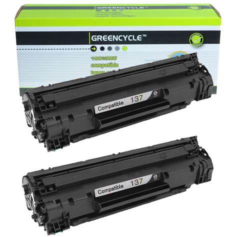 2PK BK CRG137 9435B001 Toner Cartridge for Canon 137 ImageClass MF227dw ...