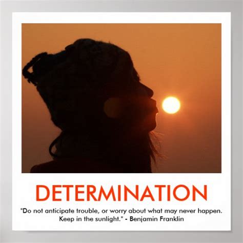 DETERMINATION motivational poster | Zazzle