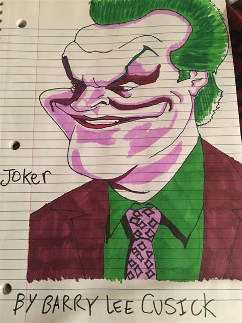 My jack nicholson joker art by mrautism22 on DeviantArt