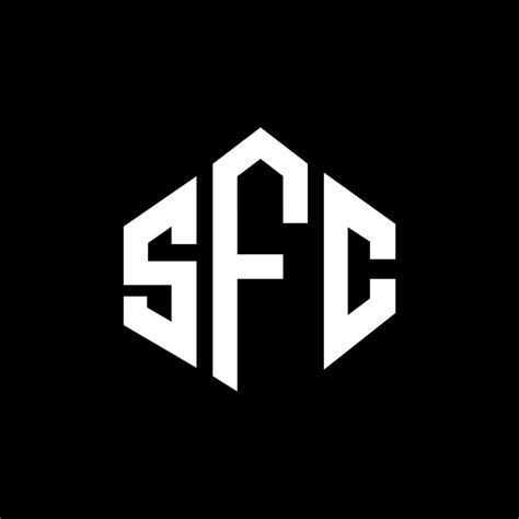 SFC letter logo design with polygon shape. SFC polygon and cube shape ...