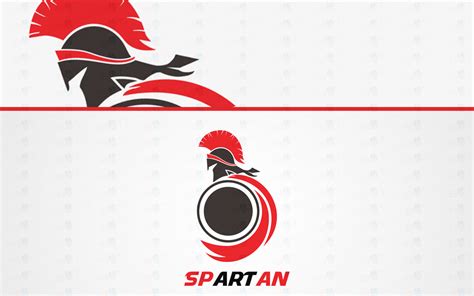 Modern Spartan Warrior Logo For Sale Gladiator Logo - Lobotz