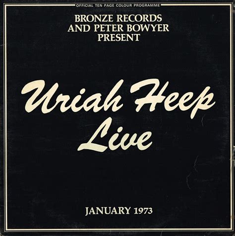 Uriah Heep - Uriah Heep Live (Vinyl, LP, Album) at Discogs