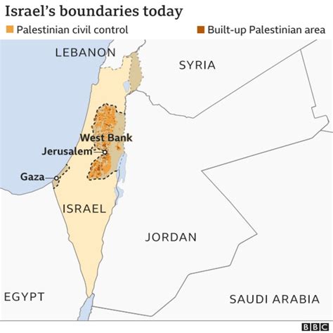 Israel's borders explained in maps - BBC News