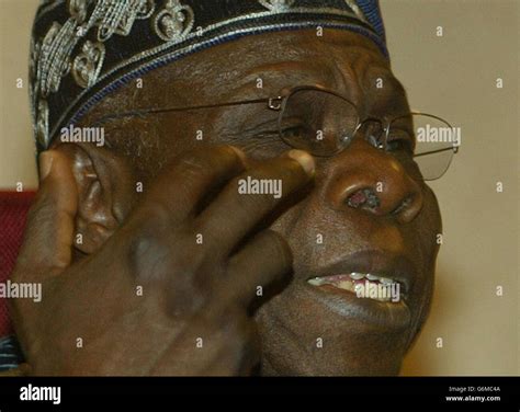 President Olusegun Obasanjo Stock Photo - Alamy