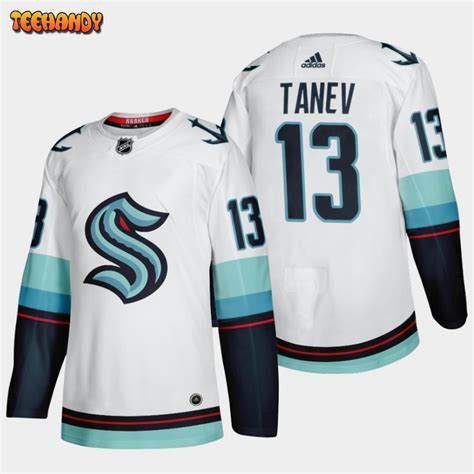 Seattle Kraken Brandon Tanev Away White Jersey