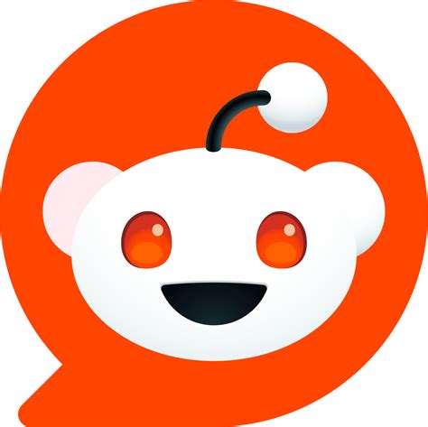 Reddit logo in transparent PNG and vectorized SVG formats