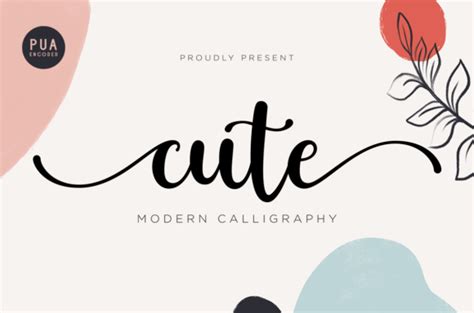 Cute Font by nailetter · Creative Fabrica