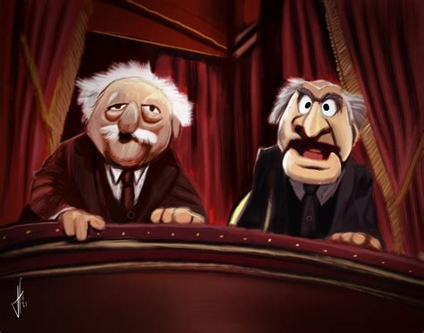 Statler And Waldorf Portrait Print The Muppets | ubicaciondepersonas ...